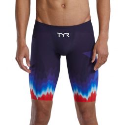 TYR Mens Venzo USA Jammer Tech Suit Swimsuit