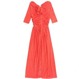 Adelena Knit Dress - Orange