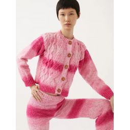 Brisa Knit Cardigan - Tonal Pink