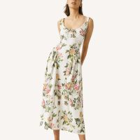Shisha Linen Floral Maxi Dress - Prints