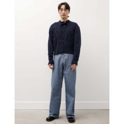 Lot Buckle Backed Trousers - Indigo