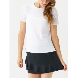 Tail Womens Essential Katy Short Sleeve - White