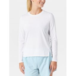 Spin-it Womens Summer Friday LS Top - White