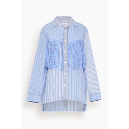 Westerner Overshirt in Blue Stripe