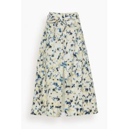 Hudson Skirt in Cream/Maritime Blue (TS)