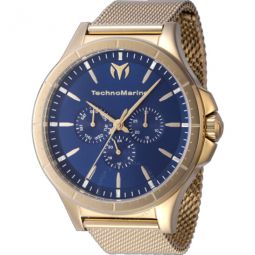 Moonsun Quartz Blue Dial Mens Watch