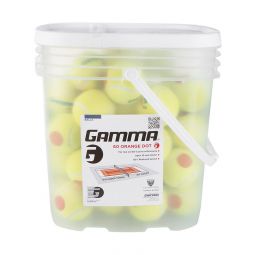 Gamma 60 Orange Dot Balls (48 Ball Bucket)