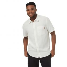 Tentree Hemp Button Front Short Sleeve Shirt - Mens