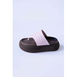 Selene Thong Platform Sandal - Pastel Pink