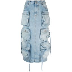 Midi Skirt With Multiple Pockets