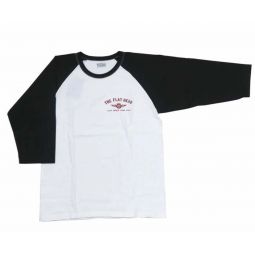 THC Raglan Q/S T-Shirt - Black/White