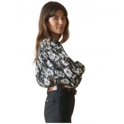 The Swift Top - Navy Floral