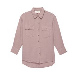 The Gauze Rancho Top - Soft Lilac
