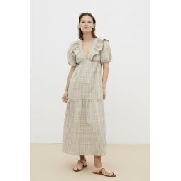 Organic Dress - Constanza check