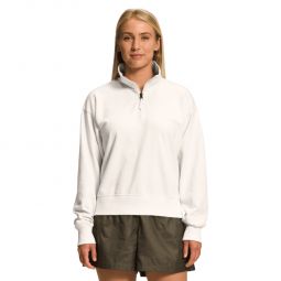 The North Face Simple Logo 1u002F4-Zip Pullover - Womens
