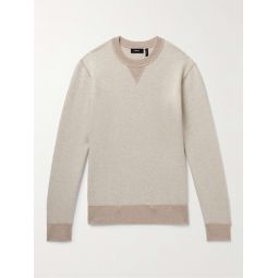 Alcos Herringbone Wool-Blend Sweatshirt