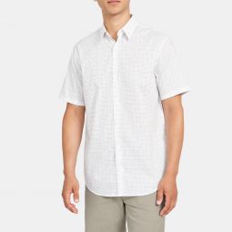 Short-Sleeve Shirt in Stretch Cotton