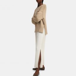 Wide Ribbed Pant in Empire Wool