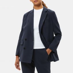 Double-Breasted Jacket in Linen
