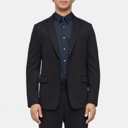 Unstructured Suit Jacket in Ponte Twill
