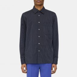 Striped Shirt in Cotton-Blend
