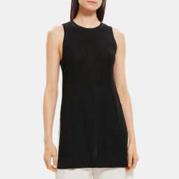 Cut-Out Tunic in Cotton