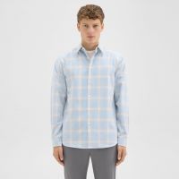 Standard-Fit Shirt in Cotton-Blend Flannel
