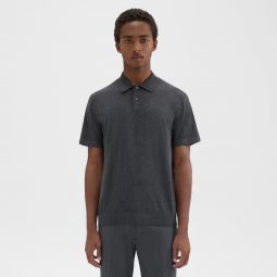 Polo Shirt in Viscose Knit