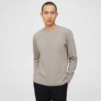 Ryder Long-Sleeve Tee in Waffle Knit