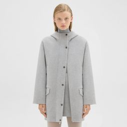 Parka in Double-Face Wool-Cashmere