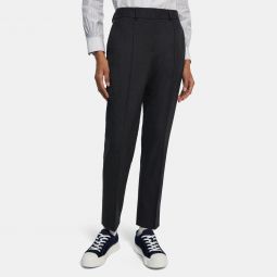 Pleated Wool Flannel Pant