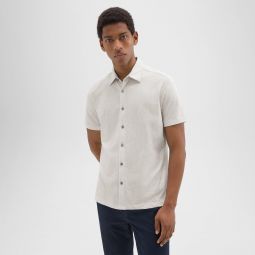 Noran Short-Sleeve Shirt in Slub Cotton