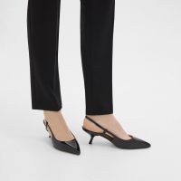 Micro Slingback Pump in Patent Leather
