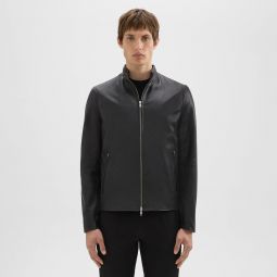 Morvek Zip Jacket in Leather