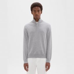 Riland Quarter-Zip Sweater in Light Bilen