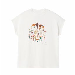 Volta T-shirt - White Funghi