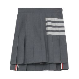 Dropped Back Pleated Skirt