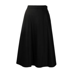 Below Knee Aline Flare Skirt