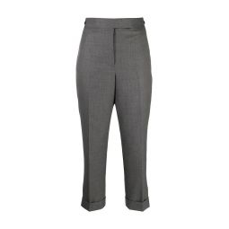 Low Rise Side Tab Skinny Trousers