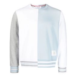 Funmix Colour-Block Cotton Sweatshirt