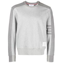 4-Bar Stripe Cotton Sweatshirt