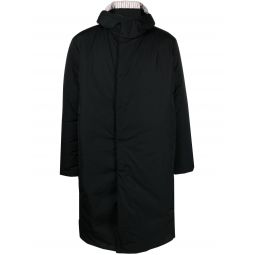 Poly Twill Tech Down Filled Hooded Jacket