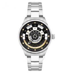 Chess Set Automatic Black Dial Mens Watch