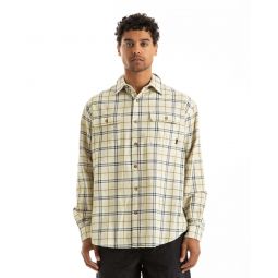 Oversized Flannel Shirt - UNBLEACH