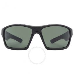 Green Wrap Mens Sunglasses