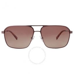 Polarized Brown Navigator Mens Sunglasses