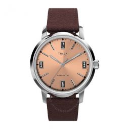 Marlin Automatic Salmon Dial Mens Watch