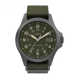 Expedition North Field Post Solar Green Dial Mens Watch TW2V03700