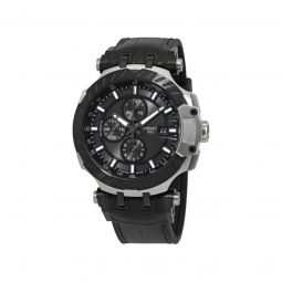 Mens T-Race Chronograph Rubber Anthracite Dial