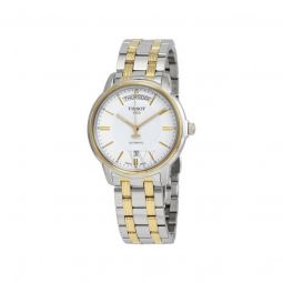 Mens T-Classic Automatic III Stainless Steel White Dial